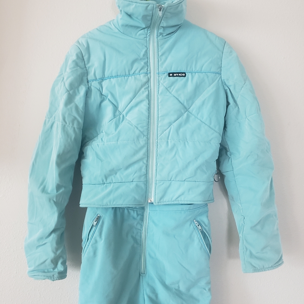 Sun Ice Snow Suite- Pants & Jacket Blue Sz 12